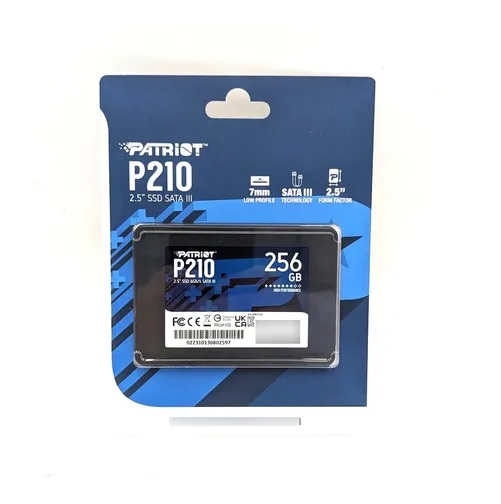 UNIDAD DE ESTADO SOLIDO PATRIOT P210 256GB SATA III 2.5" 