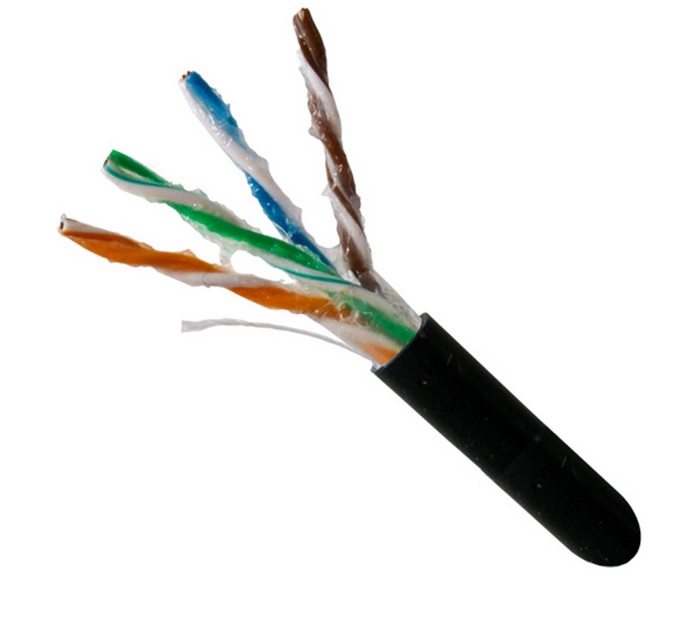 METRO DE CABLE UTP CAT6 RJ-45 CON GEL 100% COBRE EXTERIOR